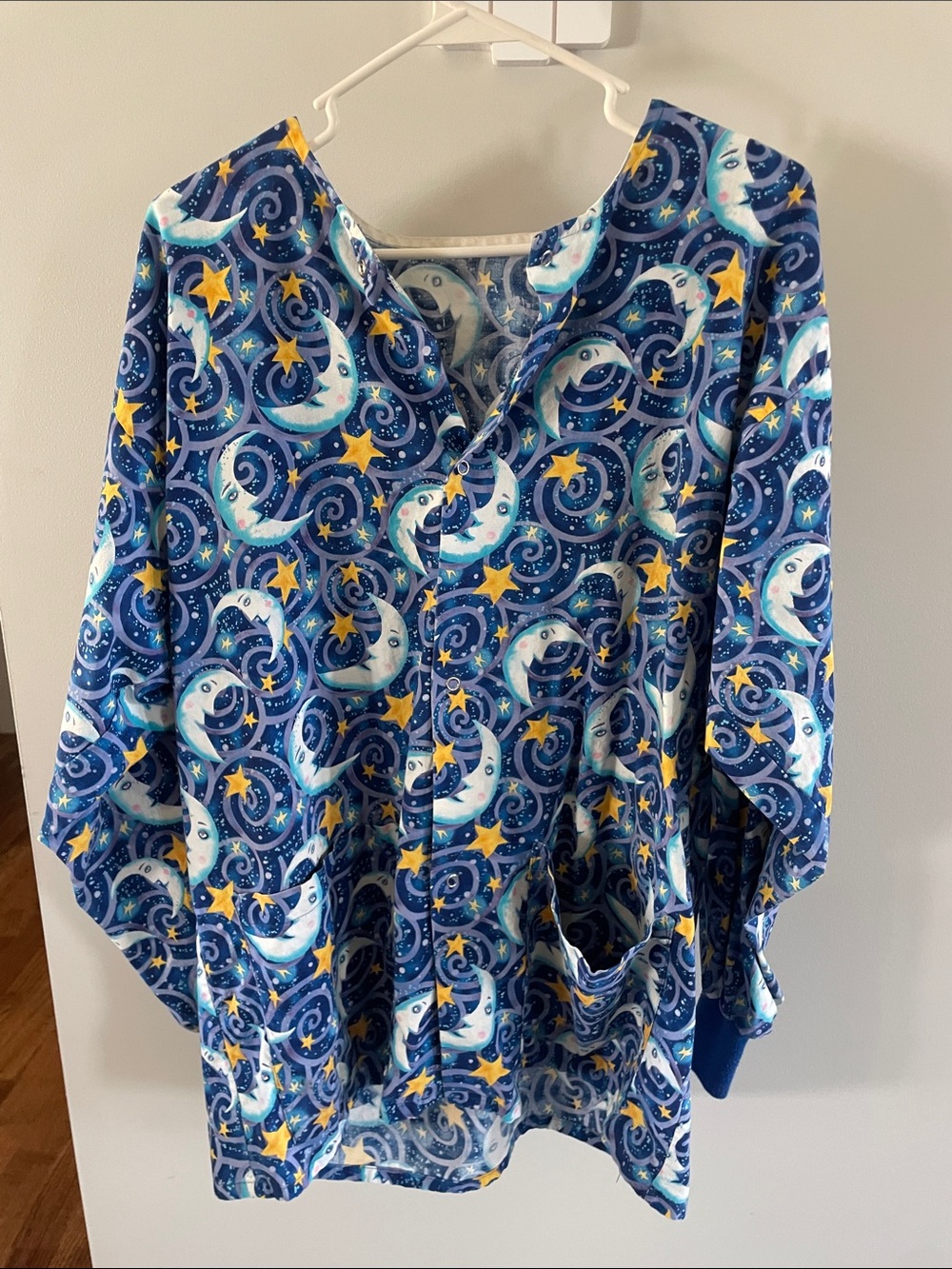 Scrub Jacket Moon & Stars